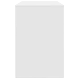 Scrivania Bianco 102 x 50 x 75 cm Legno multistrato 869538