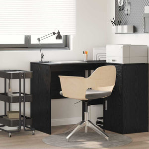 Scrivania Rovere nero 102 x 50 x 75 cm Legno multistrato 869539