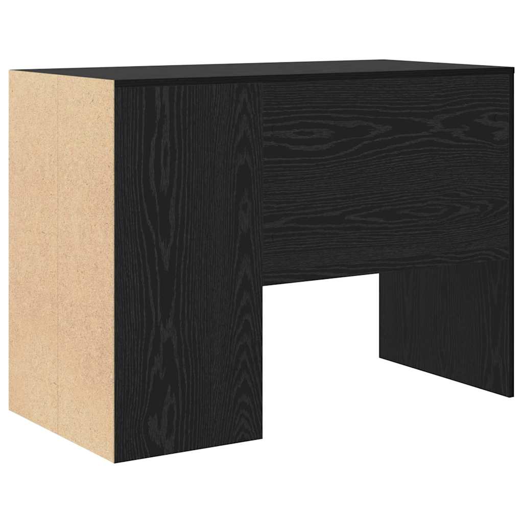 Scrivania Rovere nero 102 x 50 x 75 cm Legno multistrato 869539