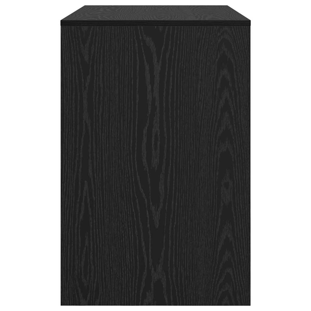 Scrivania Rovere nero 102 x 50 x 75 cm Legno multistrato 869539