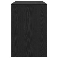 Scrivania Rovere nero 102 x 50 x 75 cm Legno multistrato 869539