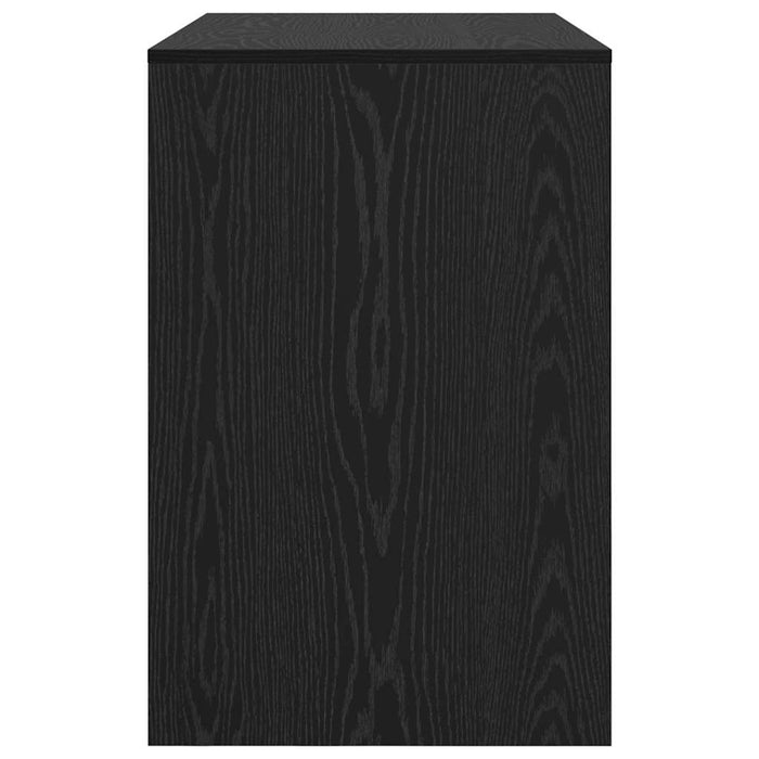Scrivania Rovere nero 102 x 50 x 75 cm Legno multistrato 869539