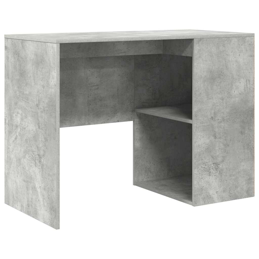 Scrivania Grigio cemento 102 x 50 x 75 cm Legno multistrato 869541