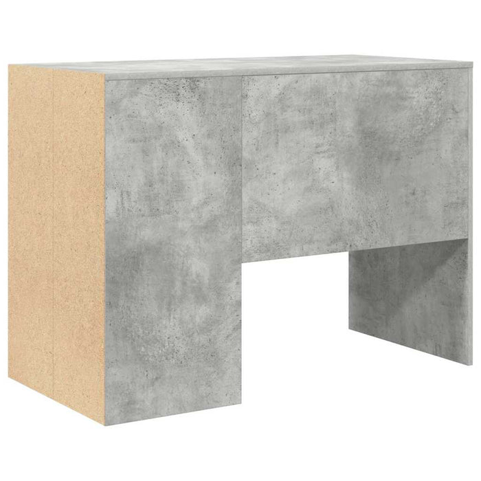 Scrivania Grigio cemento 102 x 50 x 75 cm Legno multistrato 869541