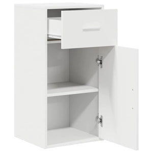 Credenza con Cassetto-Buffet-Armadio da cucina Bianco 38 x 34 x 75 cm
