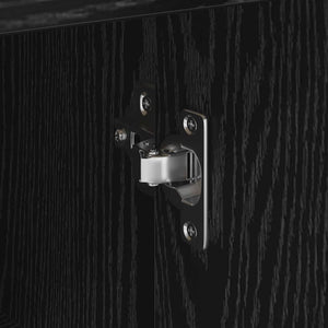 Credenza Rovere nero 38 x 34.5 x 75 cm Legno multistrato 869547
