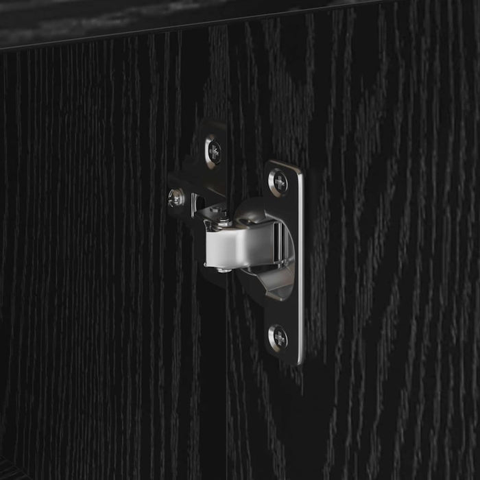 Credenza Rovere nero 38 x 34.5 x 75 cm Legno multistrato 869547