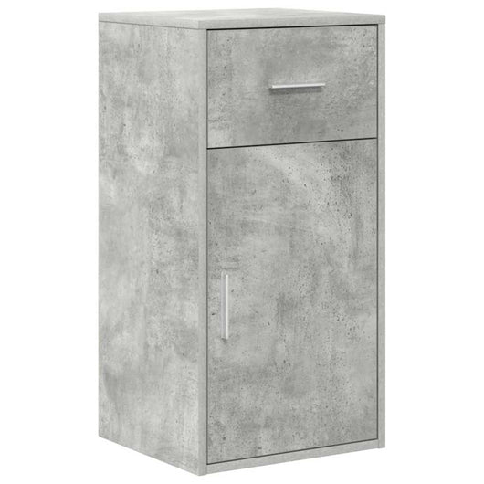Credenza con Cassetto-Buffet-Armadio da cucina Grigio cemento 38 x 34 x 75 cm