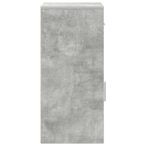 Credenza con Cassetto-Buffet-Armadio da cucina Grigio cemento 38 x 34 x 75 cm