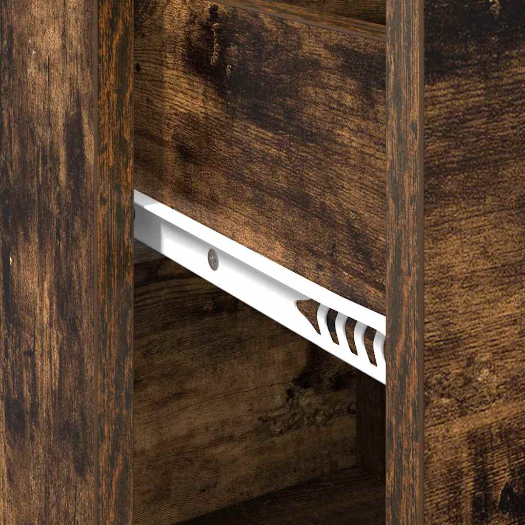 Credenza Rovere fumo 38 x 34.5 x 75 cm Legno multistrato 869550