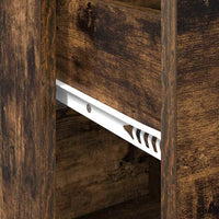 Credenza Rovere fumo 38 x 34.5 x 75 cm Legno multistrato 869550