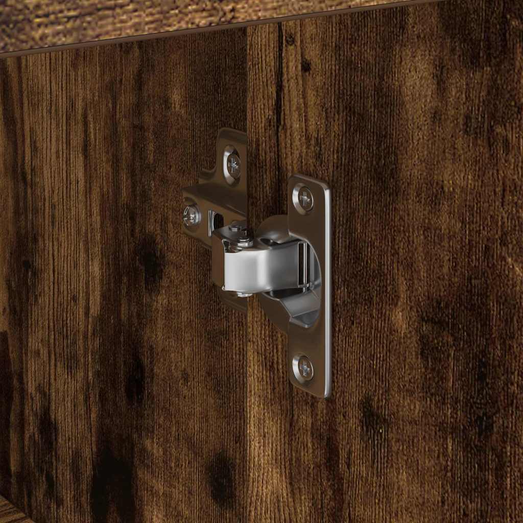 Credenza Rovere fumo 38 x 34.5 x 75 cm Legno multistrato 869550