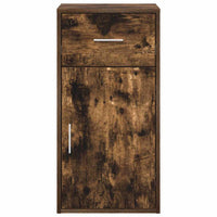 Credenza Rovere fumo 38 x 34.5 x 75 cm Legno multistrato 869550