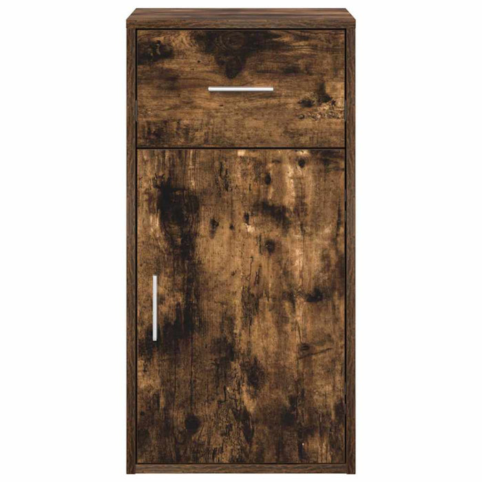 Credenza Rovere fumo 38 x 34.5 x 75 cm Legno multistrato 869550