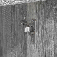 vidaXL Credenza Grigio sonoma 38 x 34.5 x 75 cm Legno multistrato