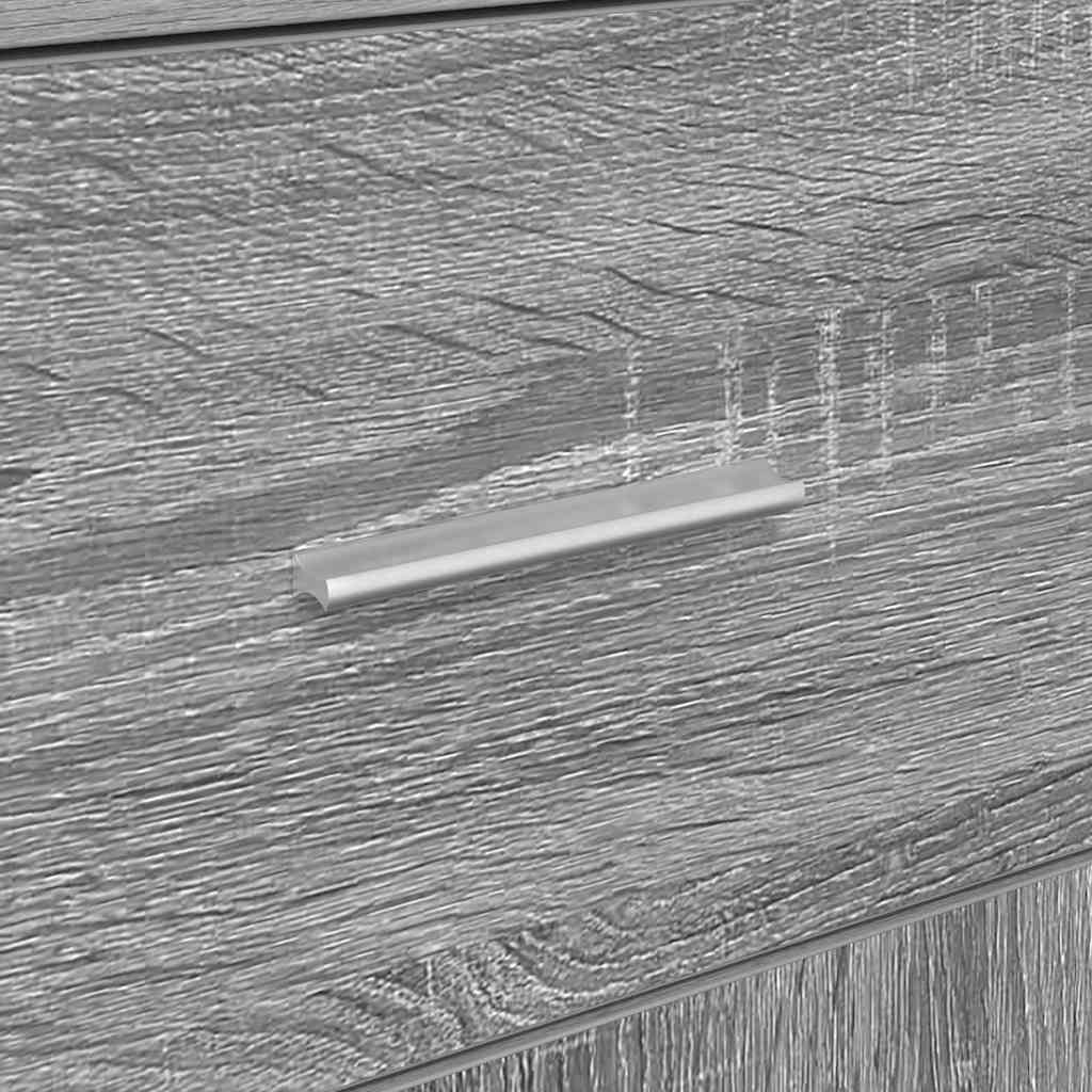 vidaXL Credenza Grigio sonoma 38 x 34.5 x 75 cm Legno multistrato