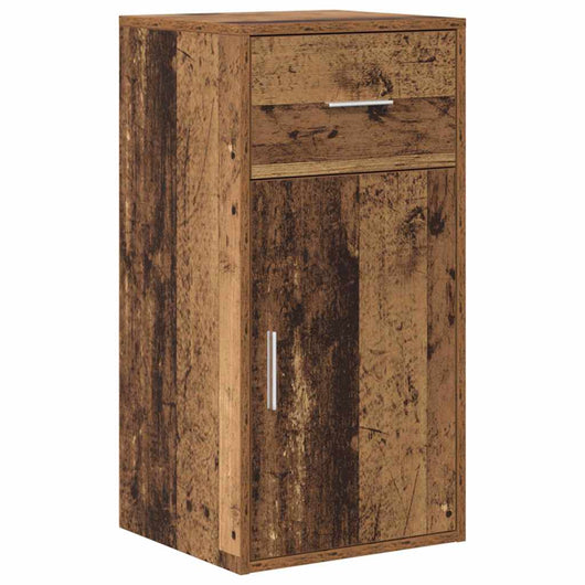 Credenza con Cassetto-Buffet-Armadio da cucina Legno vecchio 38 x 34 x 75 cm