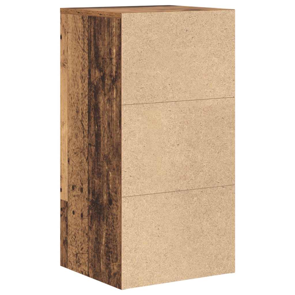 Credenza con Cassetto-Buffet-Armadio da cucina Legno vecchio 38 x 34 x 75 cm