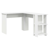 Scrivania Angolare con Storage Bianco 140 x 113.5 x 75 cm 869554