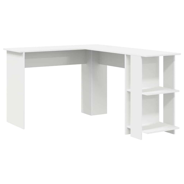 Scrivania Angolare con Storage Bianco 140 x 113.5 x 75 cm 869554