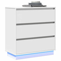 Armadio da Notte Bianco 71 x 34,5 x 75 cm Legno multistrato 869634