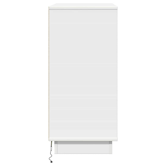 Armadio da Notte Bianco 71 x 34,5 x 75 cm Legno multistrato 869634
