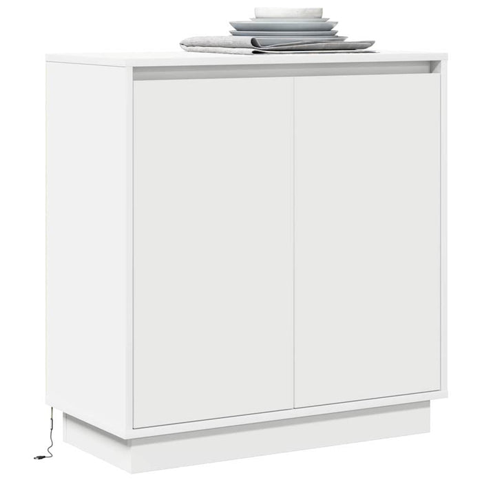 Credenza con porta Bianco 71 x 34.5 x 75 cm Legno multistrato 869642