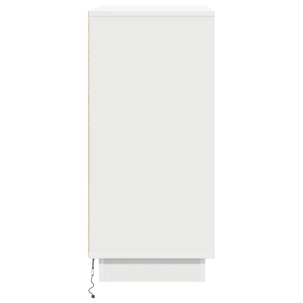 Credenza con porta Bianco 71 x 34.5 x 75 cm Legno multistrato 869642