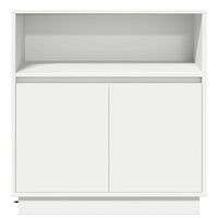 Credenza con LED Bianco 71 x 34.5 x 75 cm Legno multistrato 869650