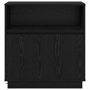 Credenza con LED Rovere nero 71 x 34.5 x 75 cm 869651