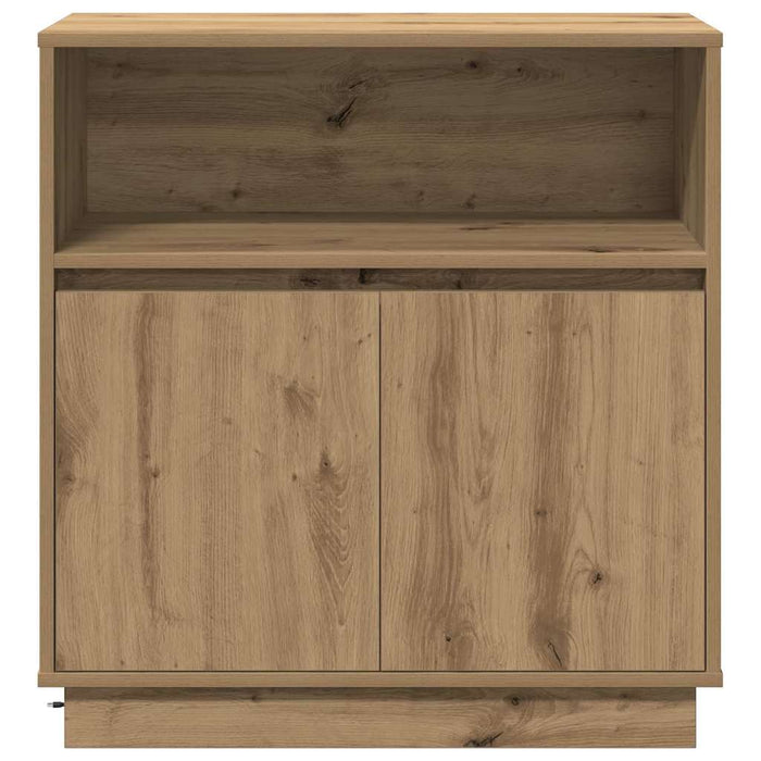 Credenza con LED rovere artigianale 71 x 34.5 x 75 cm 869657