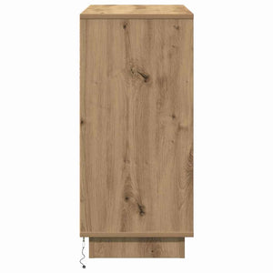 Credenza con LED rovere artigianale 71 x 34.5 x 75 cm 869657