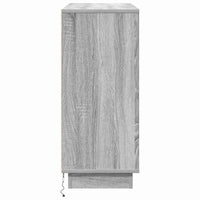 Madia LED Grigio Sonoma 90 x 32 x 75 cm Legno multistrato 869687