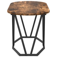 Tavolino da Caffè Rovere fumé 80 x 40 x 40,5 cm 869692