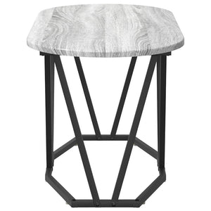 Tavolino da Salotto-Tavolino da soggiorno Grigio 80 x 40 x 40.5 cm