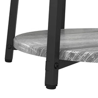 Set tavolini 2 pcs Grigio sonoma e Nero 50 x 50 x 51 cm 869705