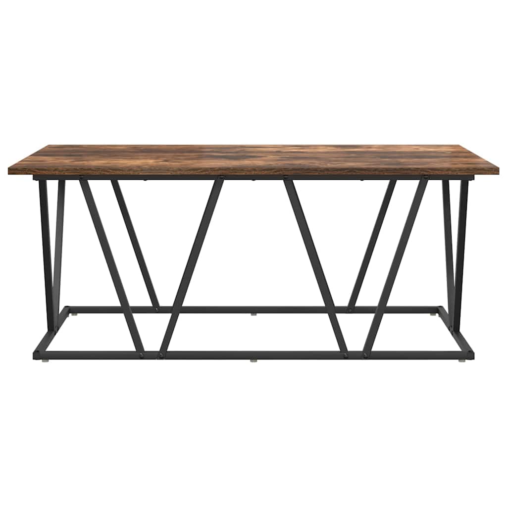 Tavolino da Salotto-Tavolino da soggiorno-Tavolo Rovere fum¨¦ 100 x 50 x 40 cm