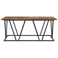 Tavolino da Salotto-Tavolino da soggiorno-Tavolo Rovere fum¨¦ 100 x 50 x 40 cm