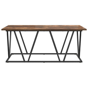 Tavolino da Salotto-Tavolino da soggiorno-Tavolo Rovere fum¨¦ 100 x 50 x 40 cm