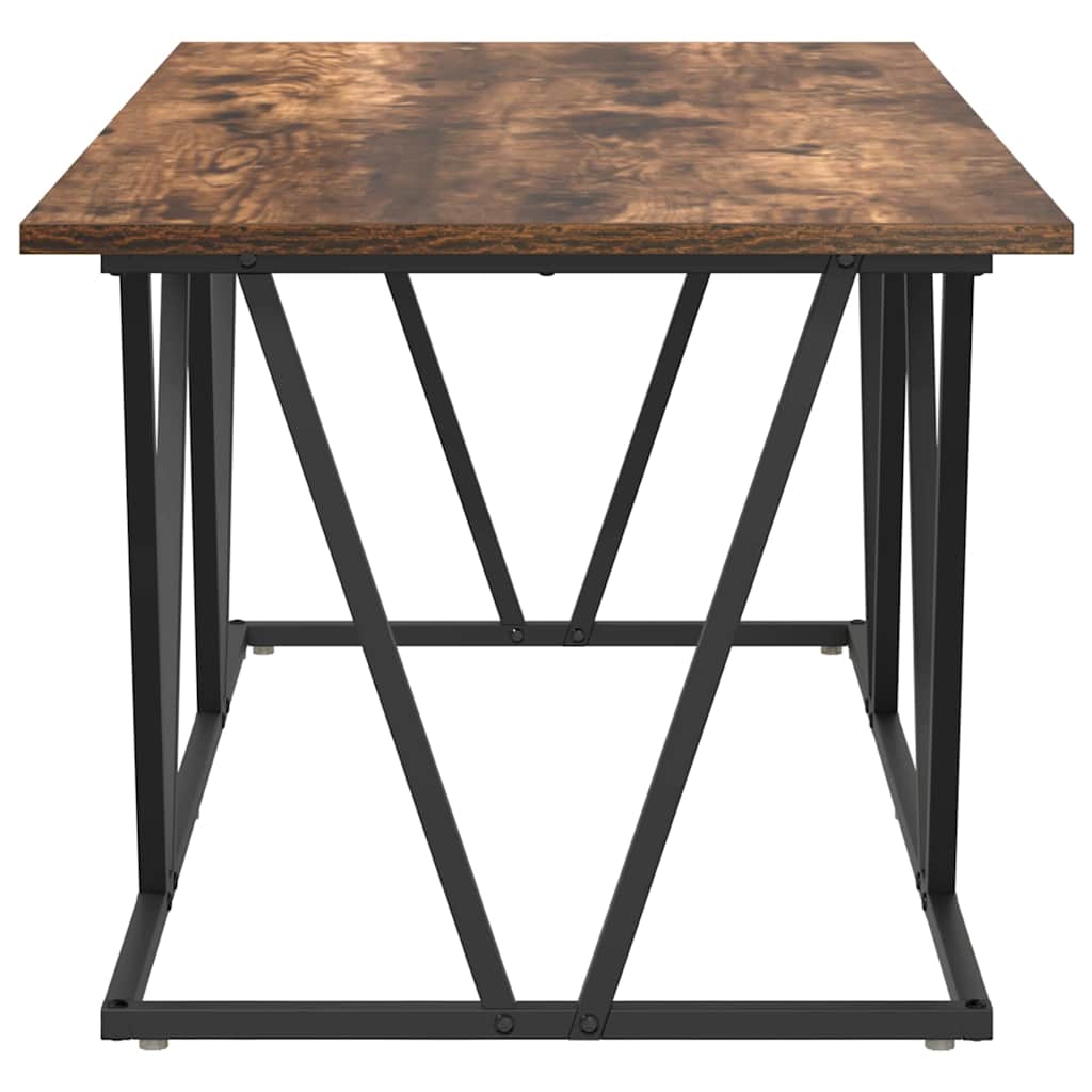 Tavolino da Salotto-Tavolino da soggiorno-Tavolo Rovere fum¨¦ 100 x 50 x 40 cm