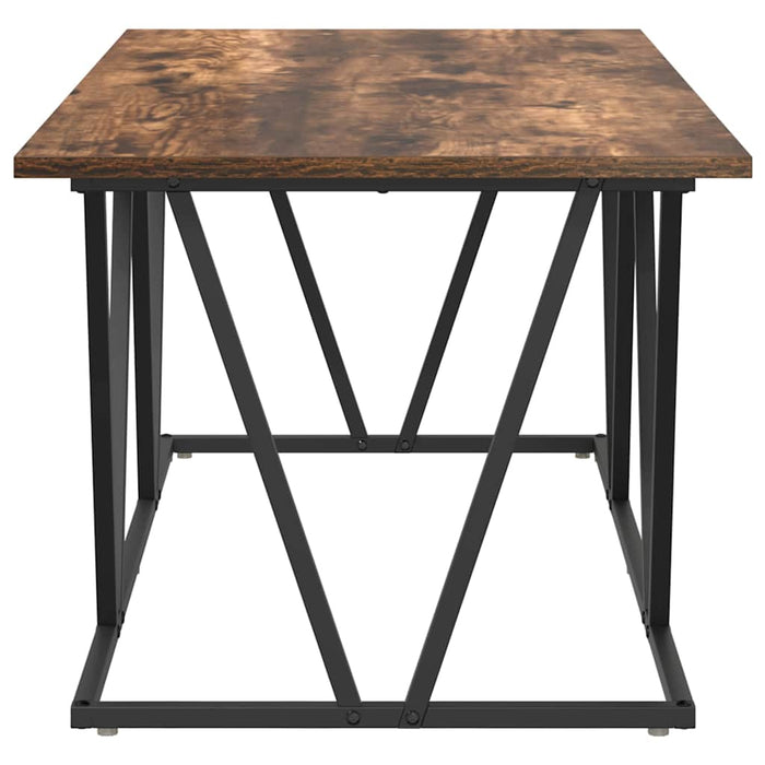 Tavolino da Salotto-Tavolino da soggiorno-Tavolo Rovere fum¨¦ 100 x 50 x 40 cm