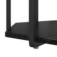 Set tavolini 2 pcs Rovere nero 50 x 50 x 50.5 cm 869714