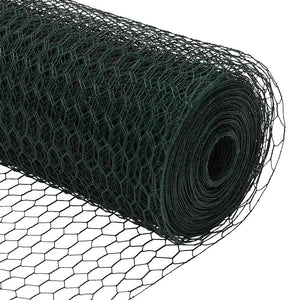 Recinzione con pali. Verde 1.5 x 10 m Acciaio rivestito in PVC 3352649