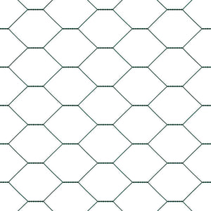 Recinzione con pali. Verde 1.2 x 50 m Acciaio rivestito in PVC 3352715