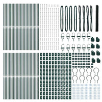 Recinzione con pali. Verde 1.5 x 100 m Acciaio rivestito in PVC 3352756