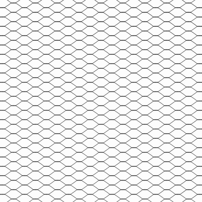 Recinzione con pali. Grigio 0.5 x 25 m Acciaio rivestito in PVC 3352801