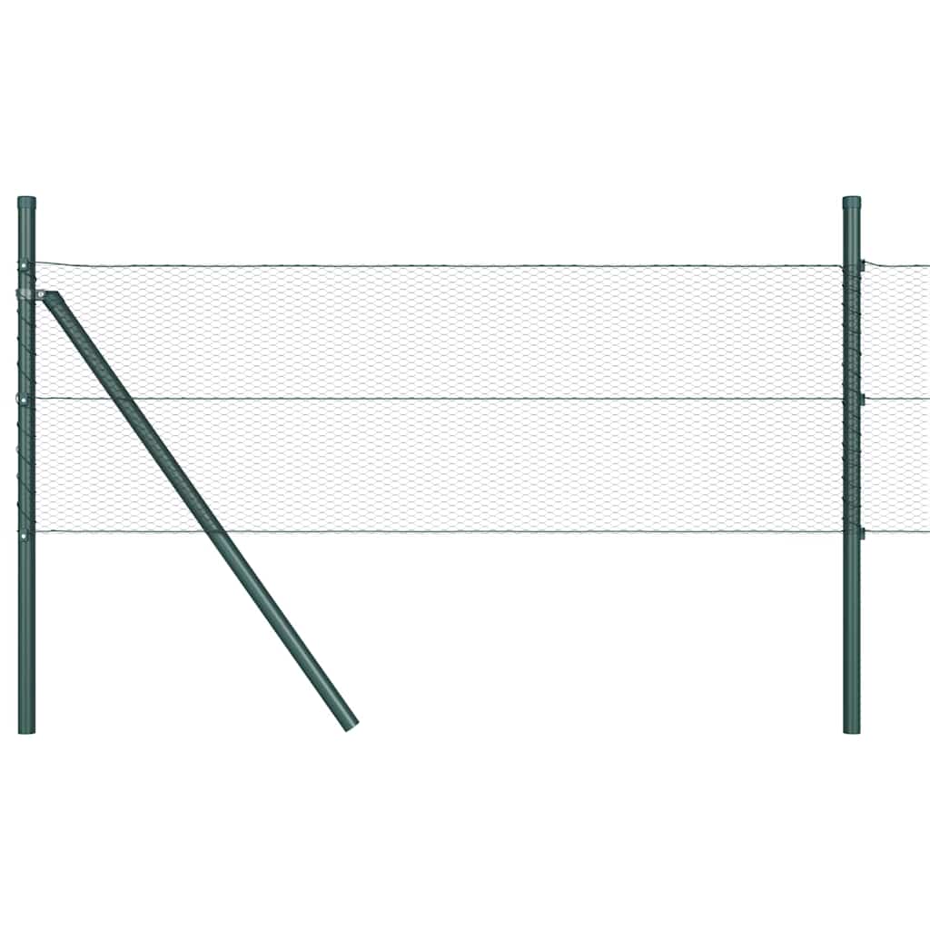 Recinzione con pali. Grigio 0.4 x 100 m 3352869