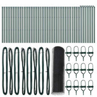 Recinzione con pali. Grigio 0.4 x 100 m 3352869