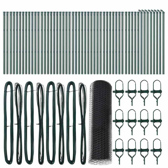 Recinzione con pali. Grigio 0.4 x 100 m 3352869