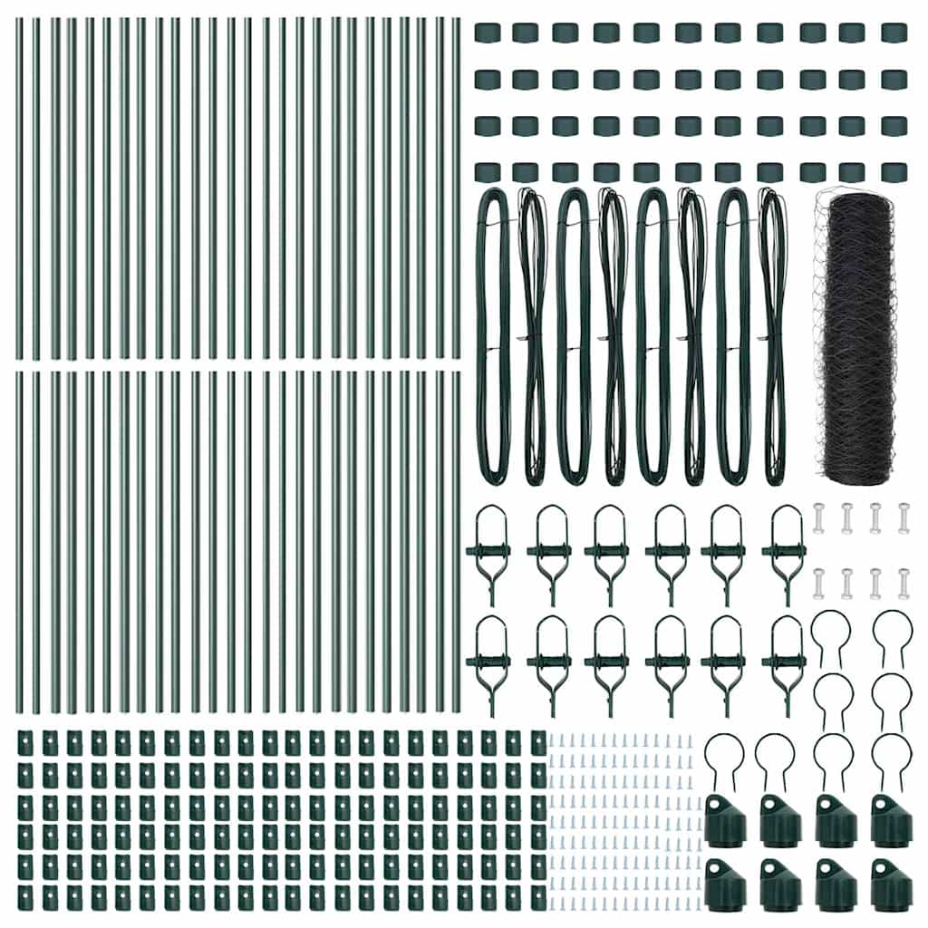 Recinzione con pali. Grigio 0.5 x 100 m 3352876